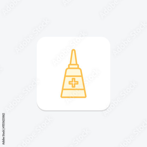 Decongestant duotone line icon , vector, pixel perfect, illustrator file