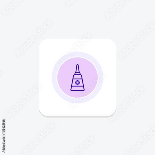 Decongestant color circle icon , vector, pixel perfect, illustrator file