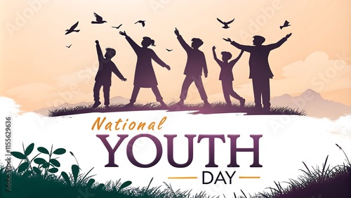 national youth day on 12th january, Poster, Banner, Story.  national youth day, photo