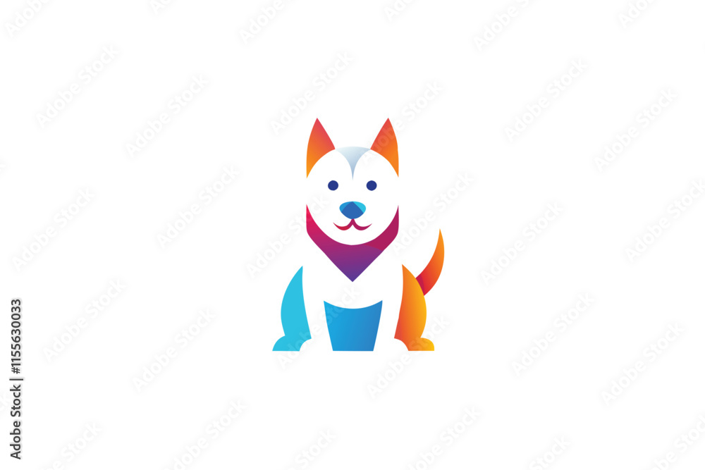 Fototapeta premium Dog Mascot logo vector