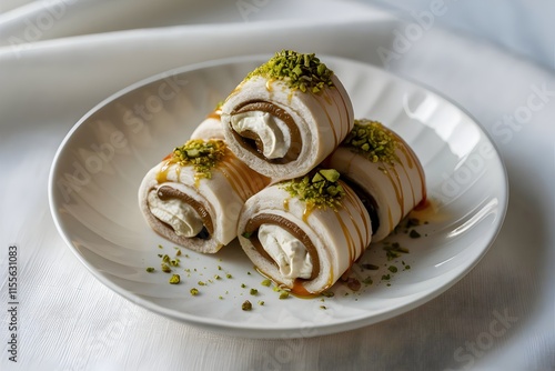 Halawet el Jibn with Pistachios photo