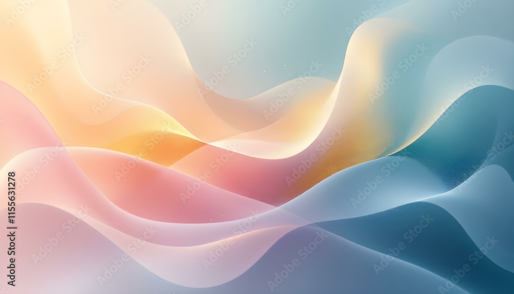 Pastel Abstract Background with Soft Gradients