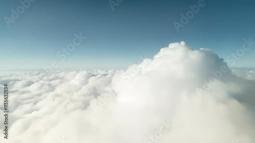 Clouds Aerial View POV