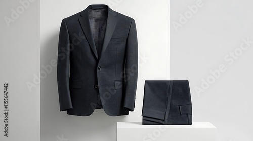 Beautiful black businesses man dress photo