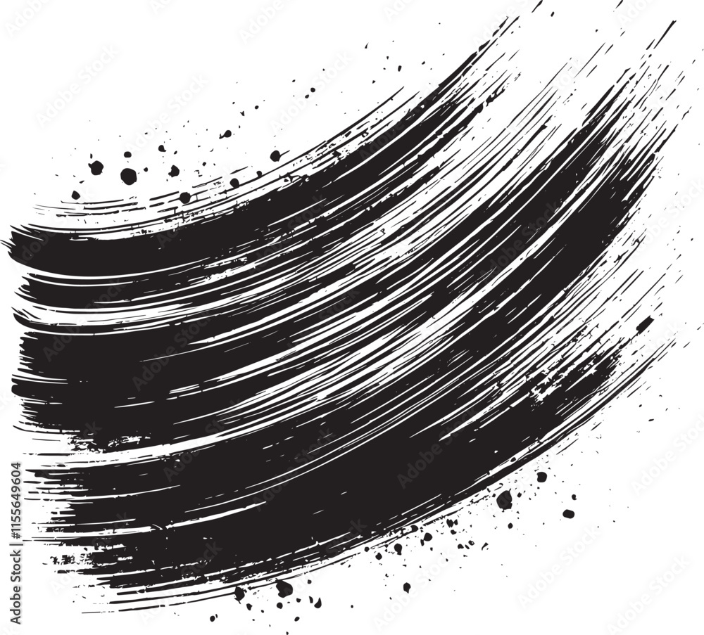 Grunge shape effect black vector illustration isolated on a white background Grunge shape effect black vector illustration isolated on a white background