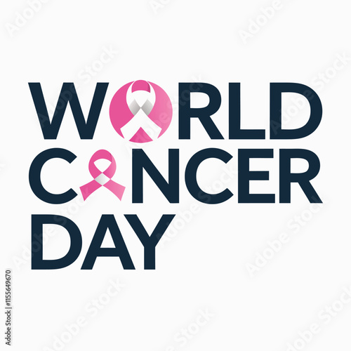 World Cancer Day observed every year vector health banner, flyer, poster and social medial template design on 4th february. .