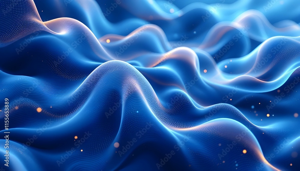 Flowing Organic Shapes with Dynamic Lines