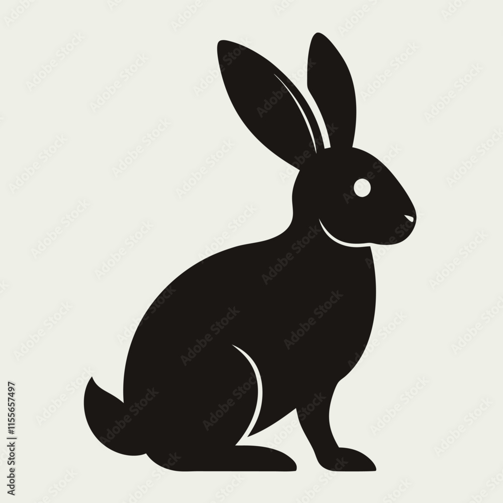 Obraz premium easter bunny and easter eggs