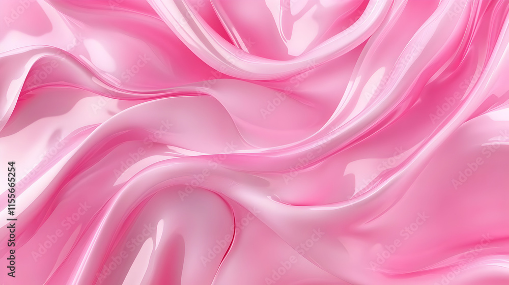 Fototapeta premium Pink Abstract 3D Background