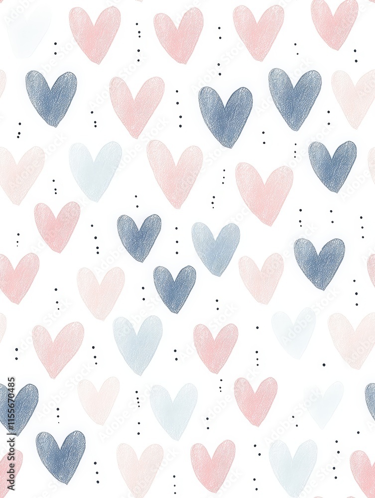 Minimalist Pattern Design Featuring Small Pastel Hearts on a White Background for Elegant and Modern Aesthetic Use in Various Creative Projects Minimalist Pattern Design Featuring Small Pastel Hearts on a White Background for Elegant and Modern Aesthetic Use in Various Creative Projects