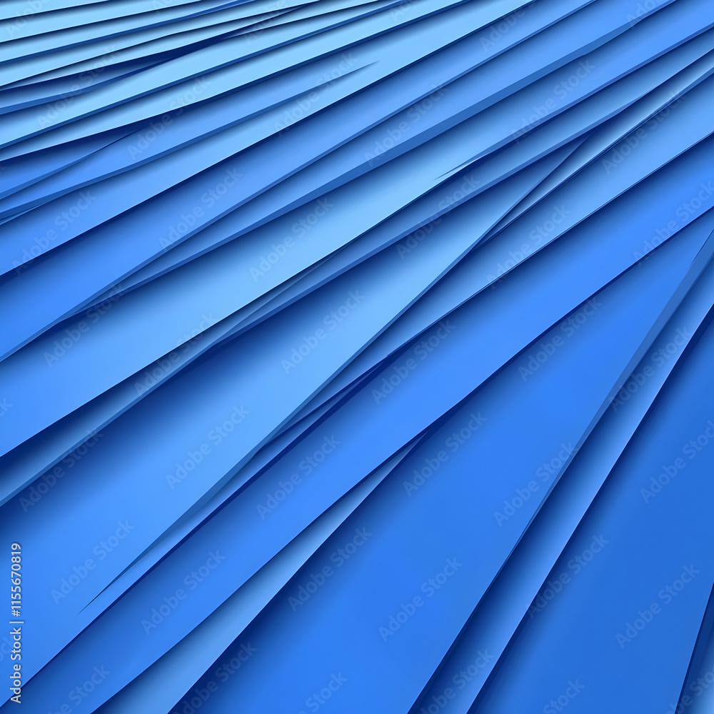 Fototapeta premium Abstract Blue 3D Background