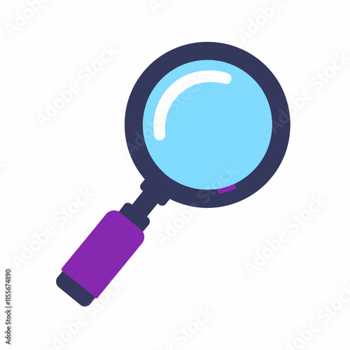 Magnifying Glass with Purple Handle