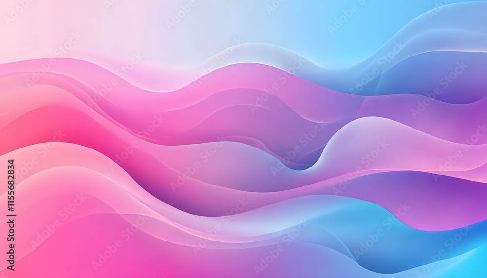 Abstract Pastel Waves Design Background Image Abstract Pastel Waves Design Background Image