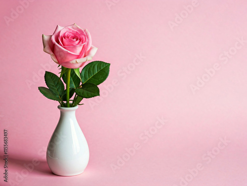Vibrant Pink Roses - A Stunning Floral Arrangement Close-Up