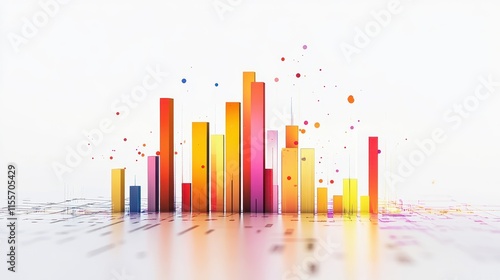 Colorful Financial Gains Visualization in a Sharp Style