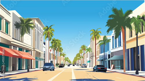 Rodeo Drive- Beverly Hills Icon.eps