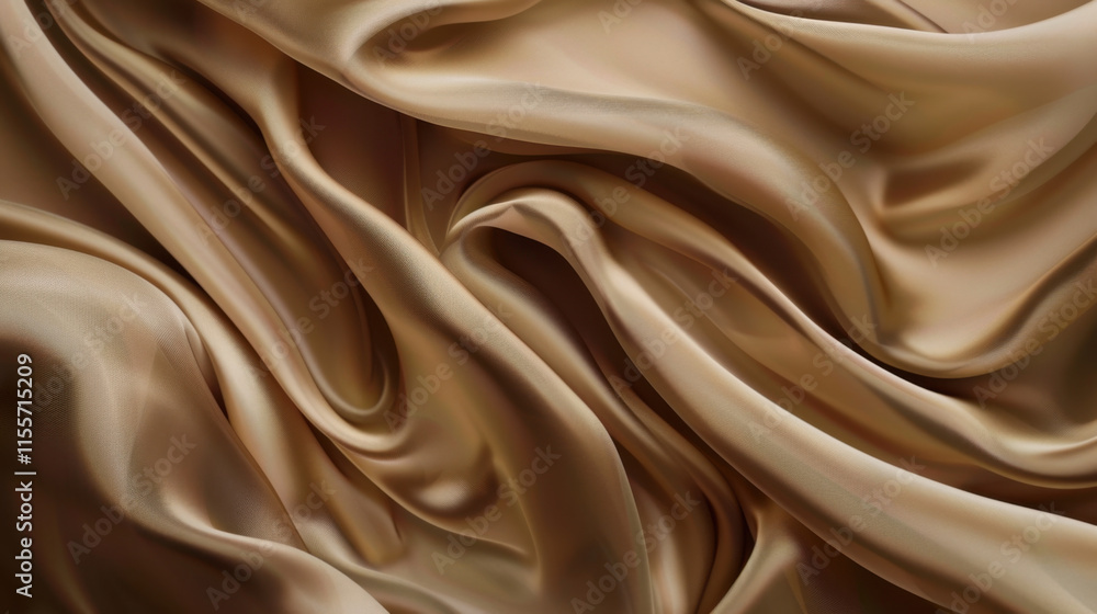 Fototapeta premium chocolate background with flowing lines, abstract mousse lines