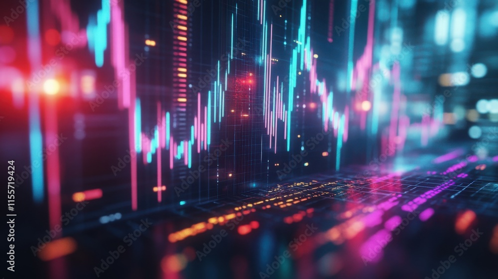 A glowing stock chart showing the rise of digital currencies in 2025. A glowing stock chart showing the rise of digital currencies in 2025.