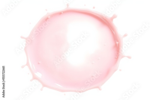 A pink liquid splash, creating an artistic and visually appealing effect. photo