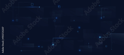 The cyber digital background and futuristic technology ,game tech background ,technology innovation  event poster