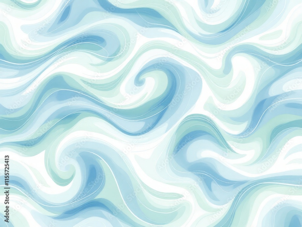 Abstract swirling pattern with light blue and green hues. Perfect for dynamic backgrounds, artistic textures, and creative, modern designs. Abstract swirling pattern with light blue and green hues. Perfect for dynamic backgrounds, artistic textures, and creative, modern designs.
