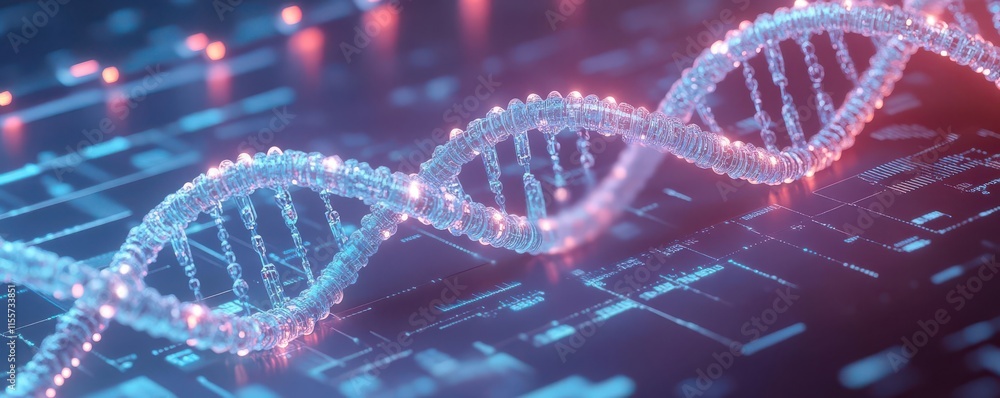 CRISPR genome tracker flat design top view DNA and biotechnology theme 3D render vivid CRISPR genome tracker flat design top view DNA and biotechnology theme 3D render vivid
