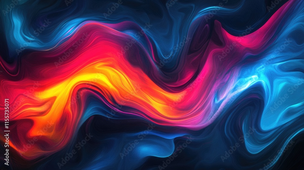 Abstract Swirling Colors Background Abstract Swirling Colors Background