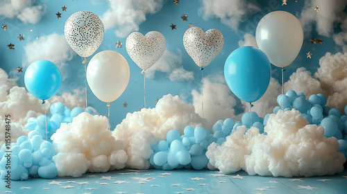 Celestial Baby Shower Backdrop 