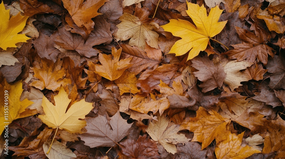 Autumn leaves background showcasing vibrant yellow and brown textures creating a natural earthy composition for seasonal themes. Autumn leaves background showcasing vibrant yellow and brown textures creating a natural earthy composition for seasonal themes.