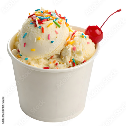ice cream in a cup
