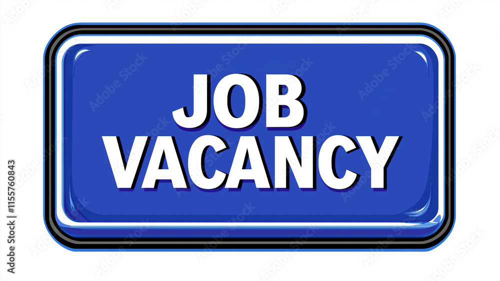 Illustration of a vibrant blue signboard with the title Illustration of a vibrant blue signboard with the title