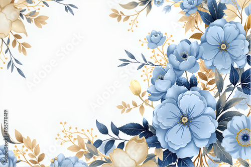Watercolor Floral Bouquet with Bold and Bright Colors