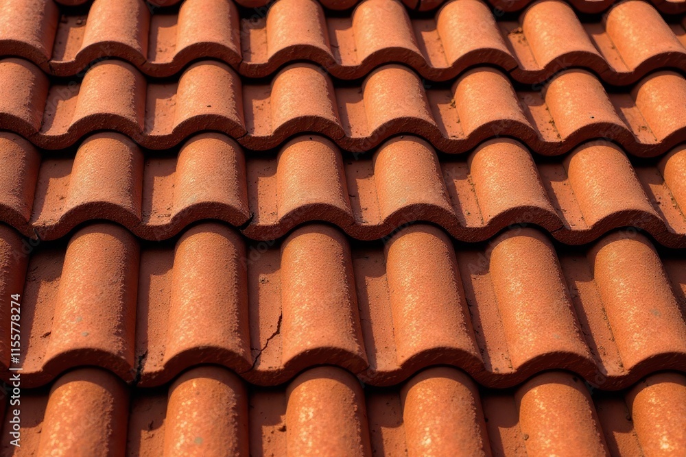 Intricate geometric terracotta clay roof tiles , shadow, roof Intricate geometric terracotta clay roof tiles , shadow, roof