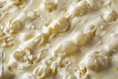 Beautifully textured background featuring luxurious melted mozzarella cheese creating a delectable visual experience