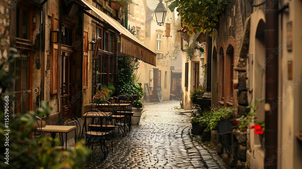 Fototapeta premium narrow street