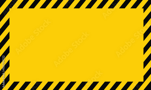 Warning yellow black diagonal stripes line. Safety stripe warning caution hazard danger road vector sign symbol. Vector illustration . EPS 20 . 