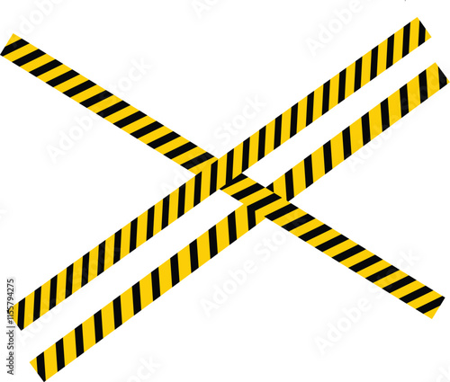 Wallpaper Mural Warning yellow black diagonal stripes line. Safety stripe warning caution hazard danger road vector sign symbol. Vector illustration . EPS 20 .  Torontodigital.ca