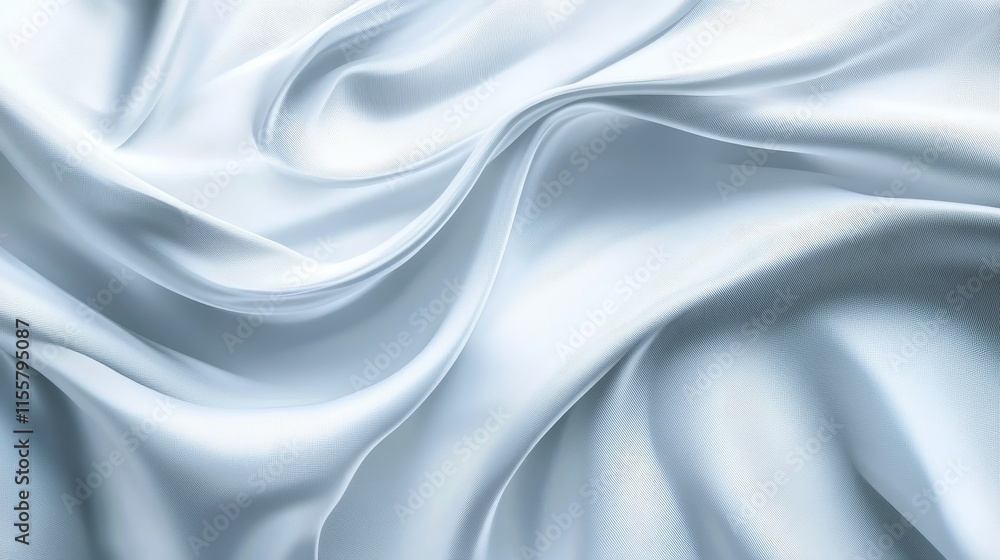 A close-up of smooth, flowing light blue fabric, showcasing its texture and sheen. A close-up of smooth, flowing light blue fabric, showcasing its texture and sheen.