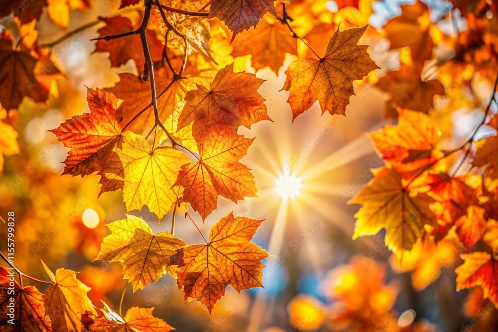 Vibrant fall foliage illuminated by soft golden sunlight, perfect for capturing the essence of autumn. Vibrant fall foliage illuminated by soft golden sunlight, perfect for capturing the essence of autumn.