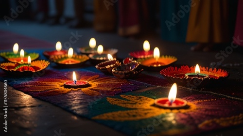 candles in the church