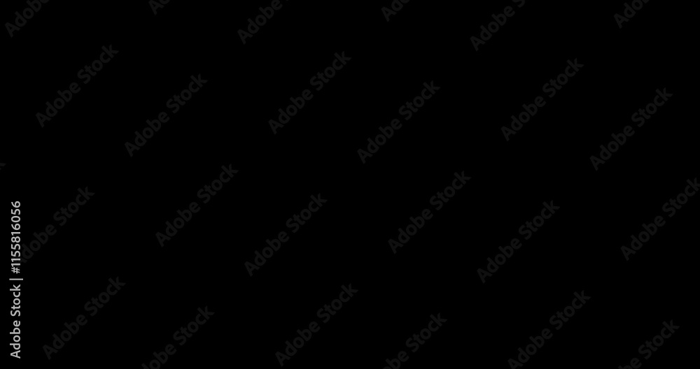 hit effect on black background