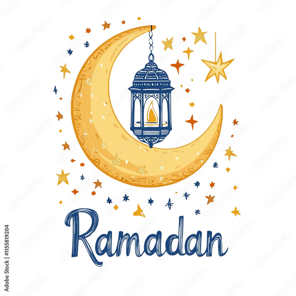 Fototapeta premium Greeting card for ramadan kareem