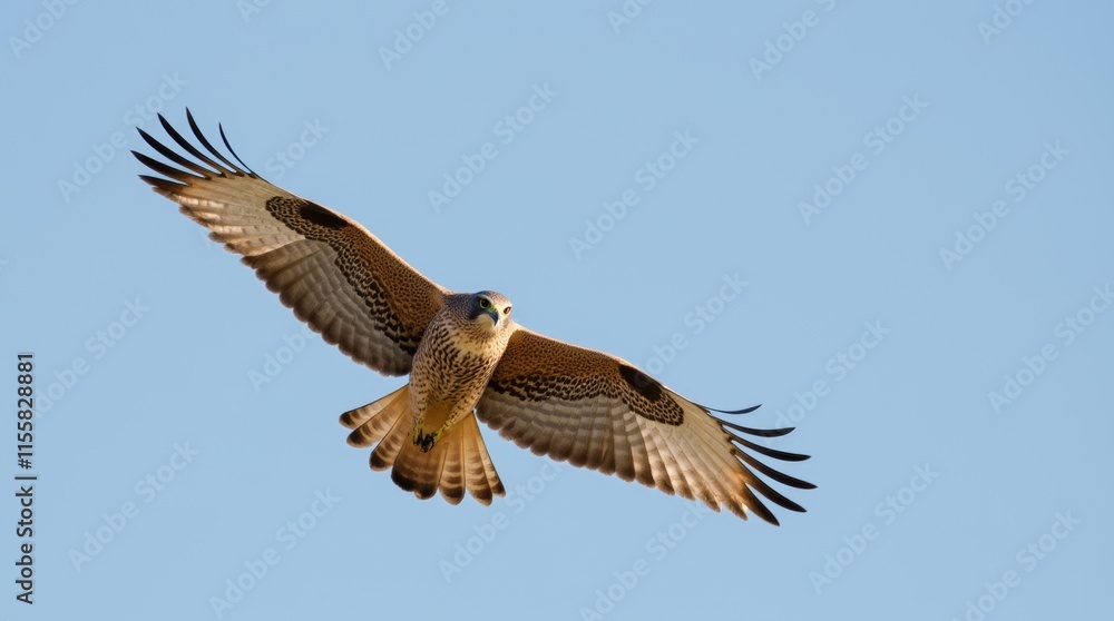 Fototapeta premium Award-Winning Falcon in Flight Masterpiece