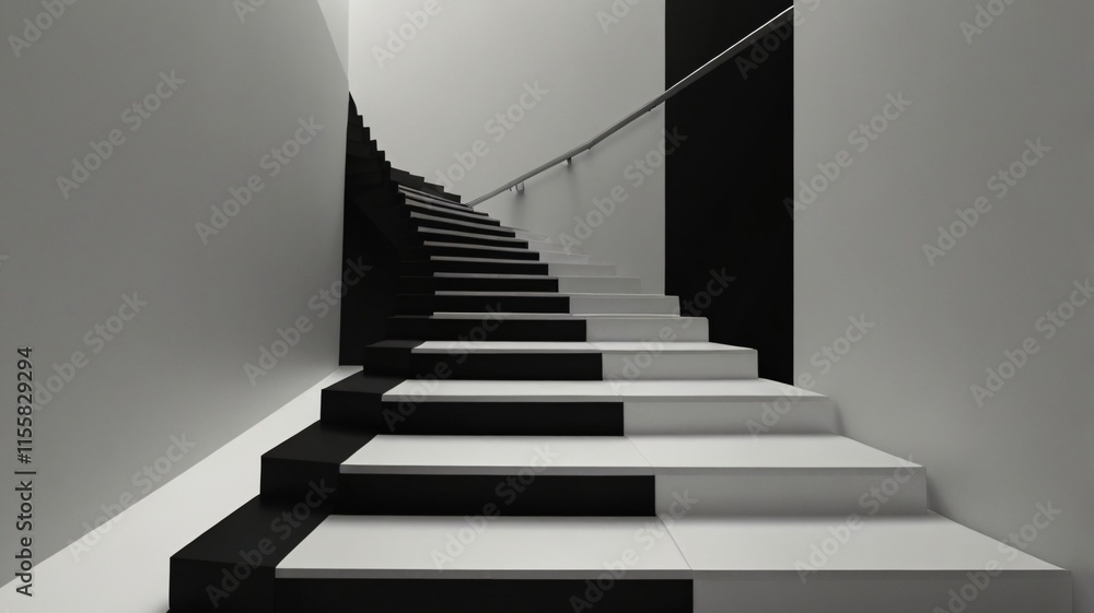 Obraz premium stairway , AI Generated.
