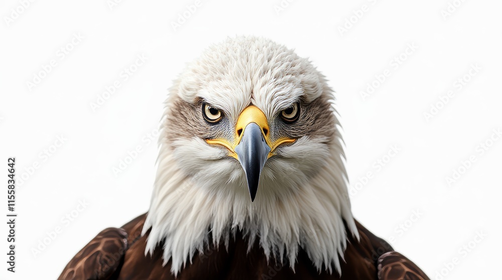 Close-up Portrait of a Majestic Eagle Close-up Portrait of a Majestic Eagle