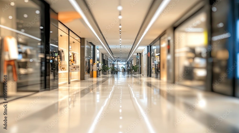A blurred department store scene with bokeh lights at night. A blurred department store scene with bokeh lights at night.