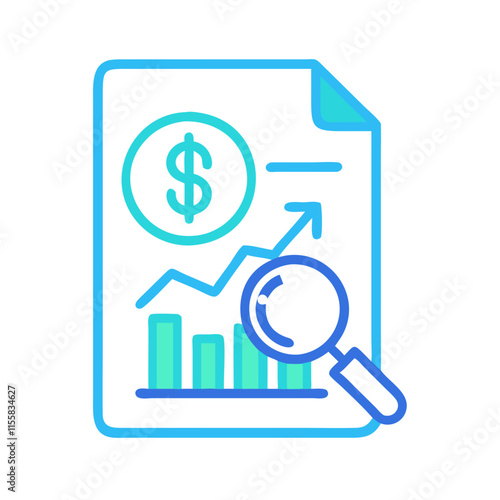business analysis icon design