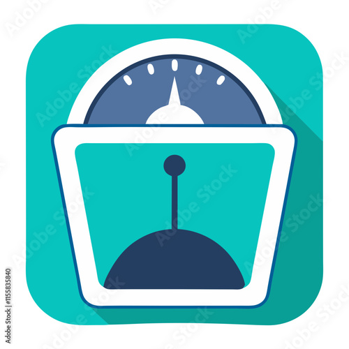 bathroom scale icon design