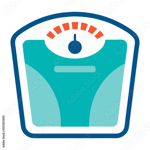 bathroom scale icon design