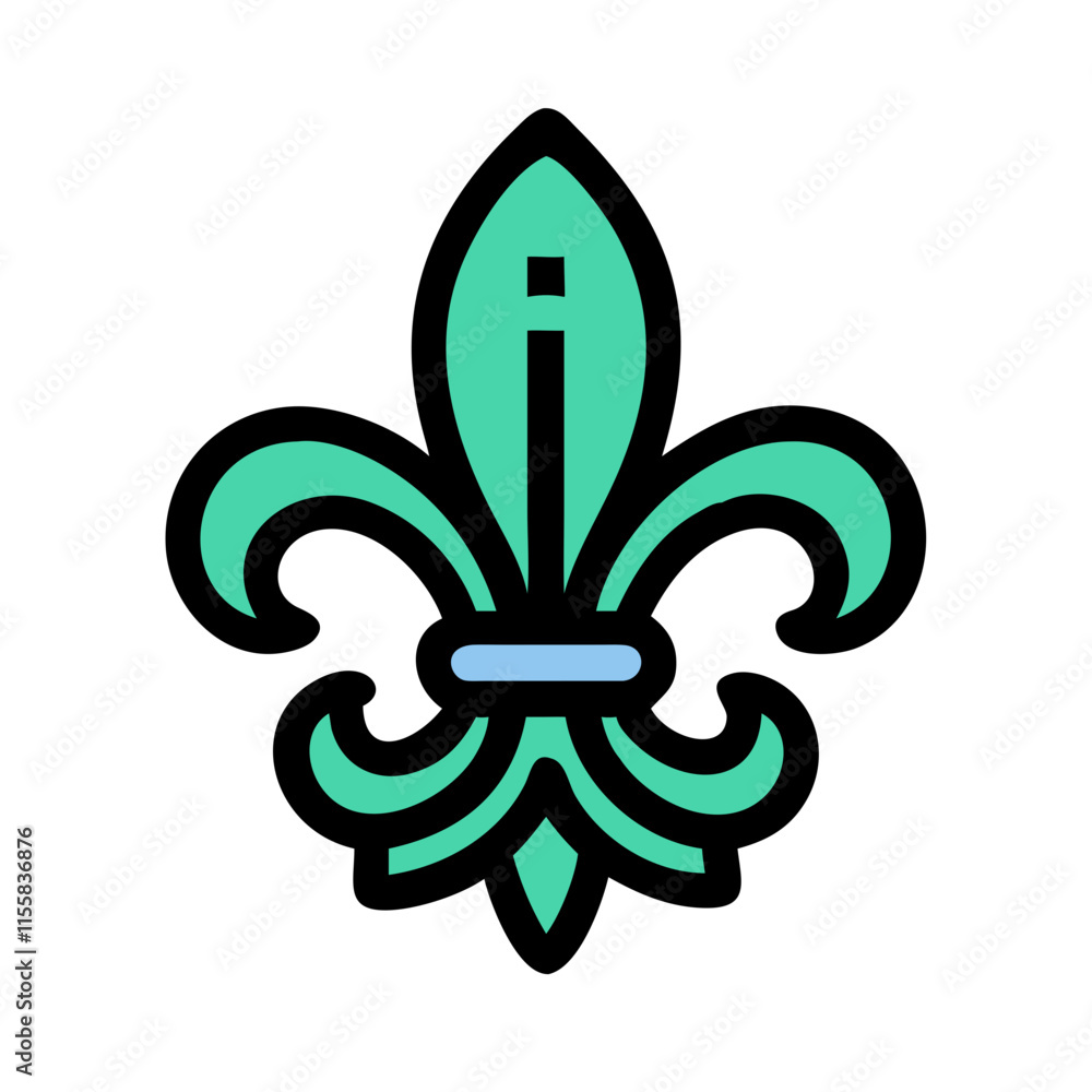 fleur de lis icon design